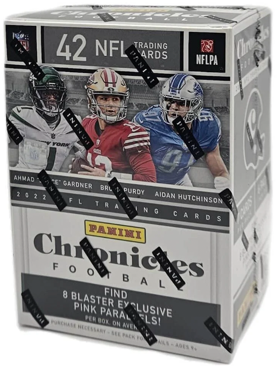 Panini 2022 Chronicles NFL Football Trading Cards Blaster Box