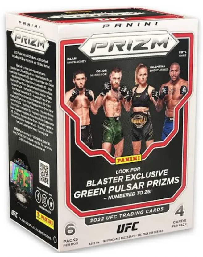 2022 Panini UFC Prizm Trading Card Blaster Box